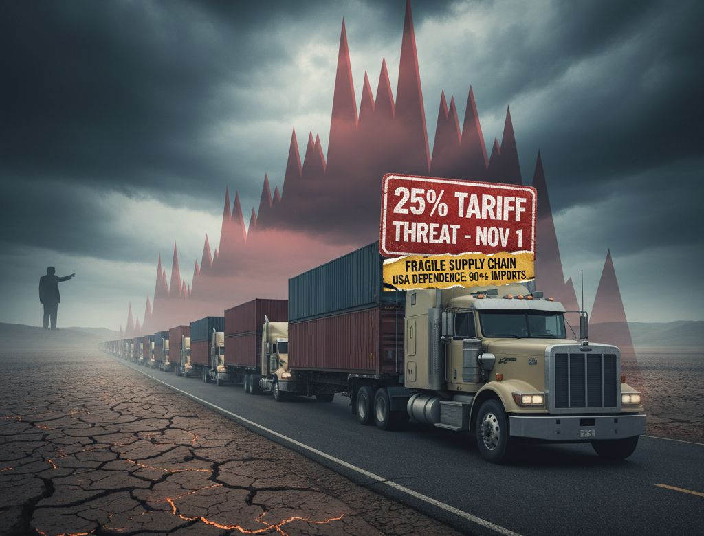 25% Truck Tariff Looms: Supply Chain Leaders Must Stress-Test TCO Before November 1