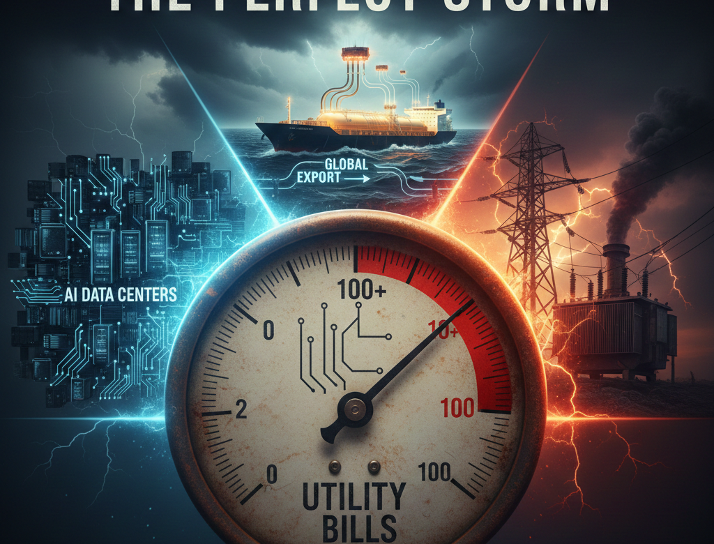 Why Your Utility Bills Are Outpacing Inflation: The AI, LNG, and Infrastructure Perfect Storm
