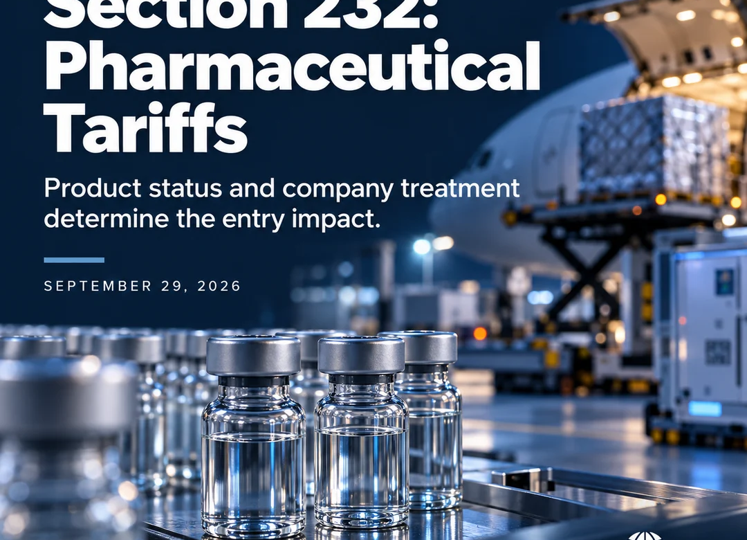 Section 232 Pharmaceutical Tariffs: Preparing the September 29